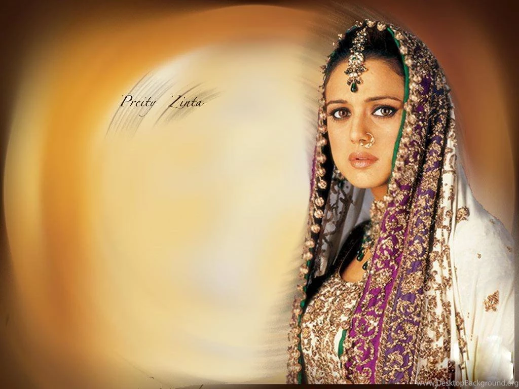 Preity Zinta In Saree And Indian Traditional Dress Widescreen ...