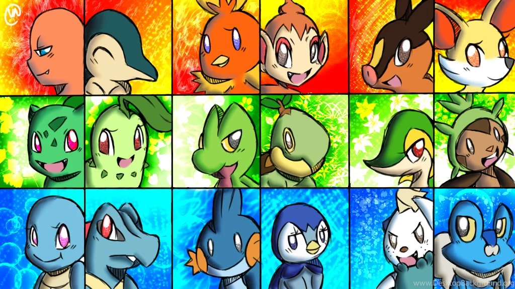 Pokemon Starters Wallpapers By Viannilla On DeviantArt