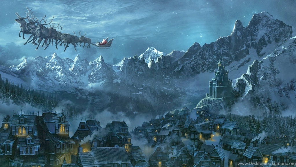 Santa Claus 3D Pictures Beautiful Wallpapers Collection 2014