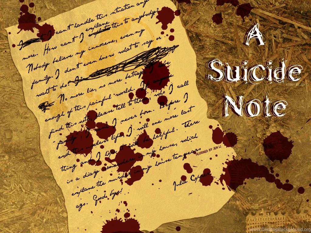 A Suicide Note Photoshop Wallpapers (876693) Fanpop