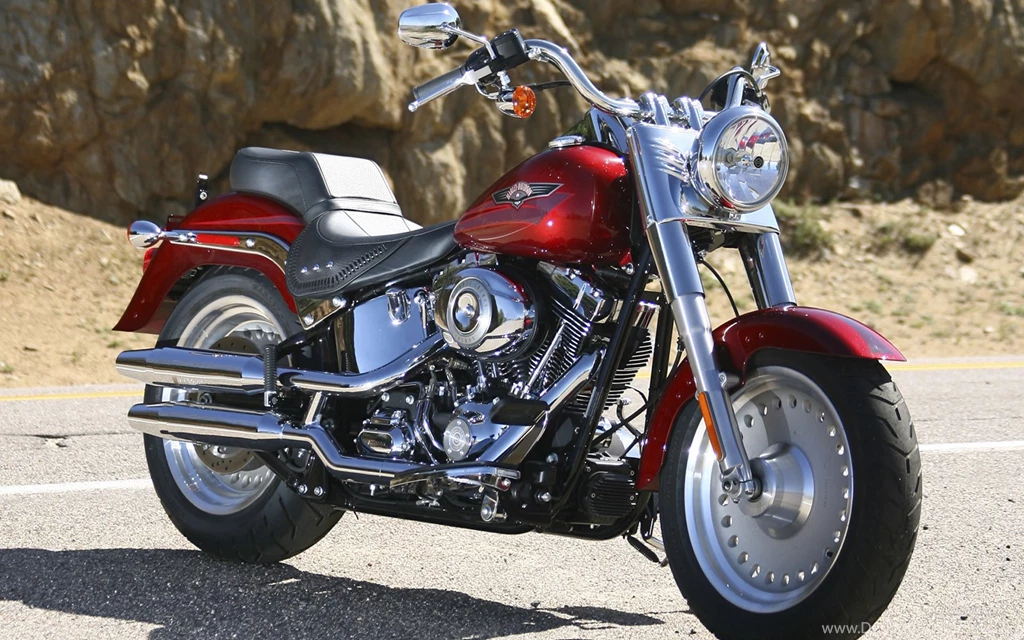 Harley Davidson FLSTF Softail Fat Boy, Desktop Wallpapers