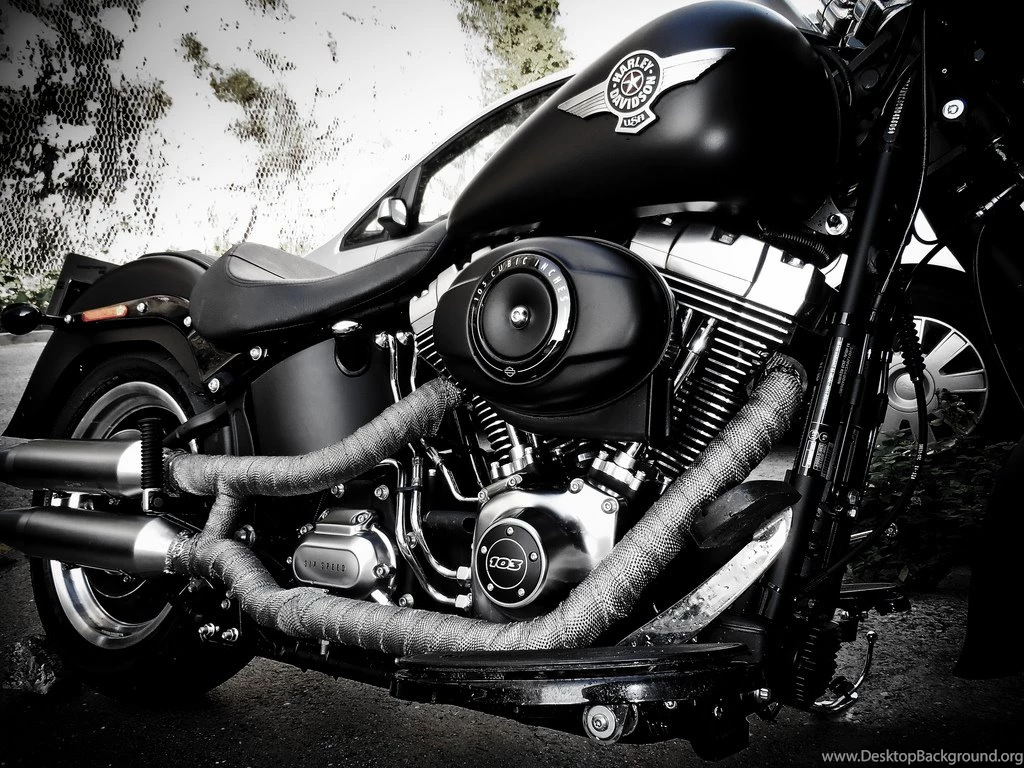 Harley Davidson FatBoy Lo 2012 With Vance And Hines Bandages ...