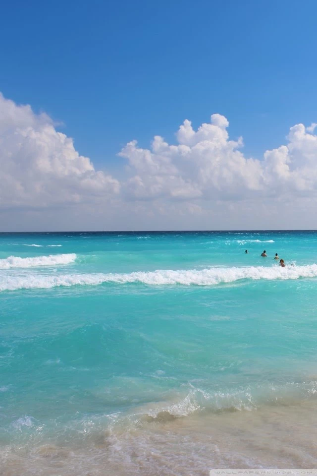 Cancun Beach HD Desktop Wallpapers : Widescreen : High Definition ...