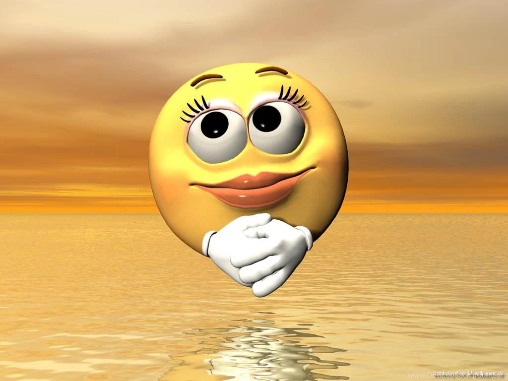 Wallpapers Downloads, Smiley Angel