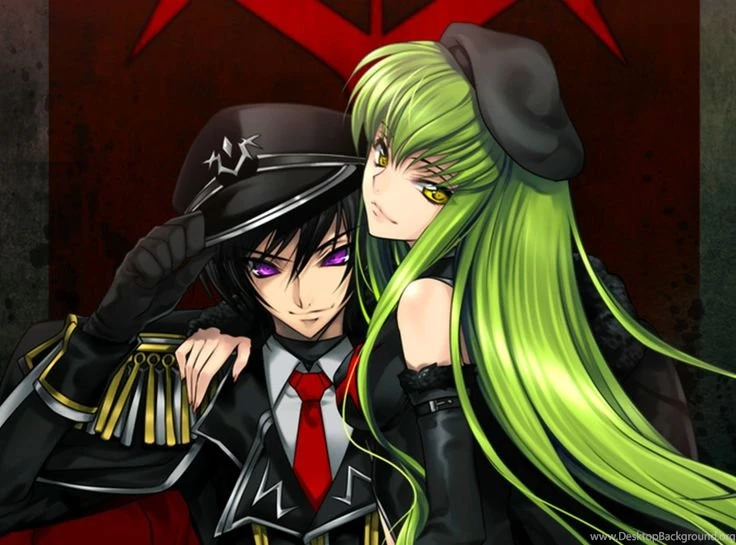 C.C. And Lelouch Fron Code Geass Wallpapers