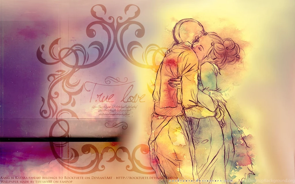 Aang And Katara ~ ♥ Avatar: The Last Airbender Wallpapers ...