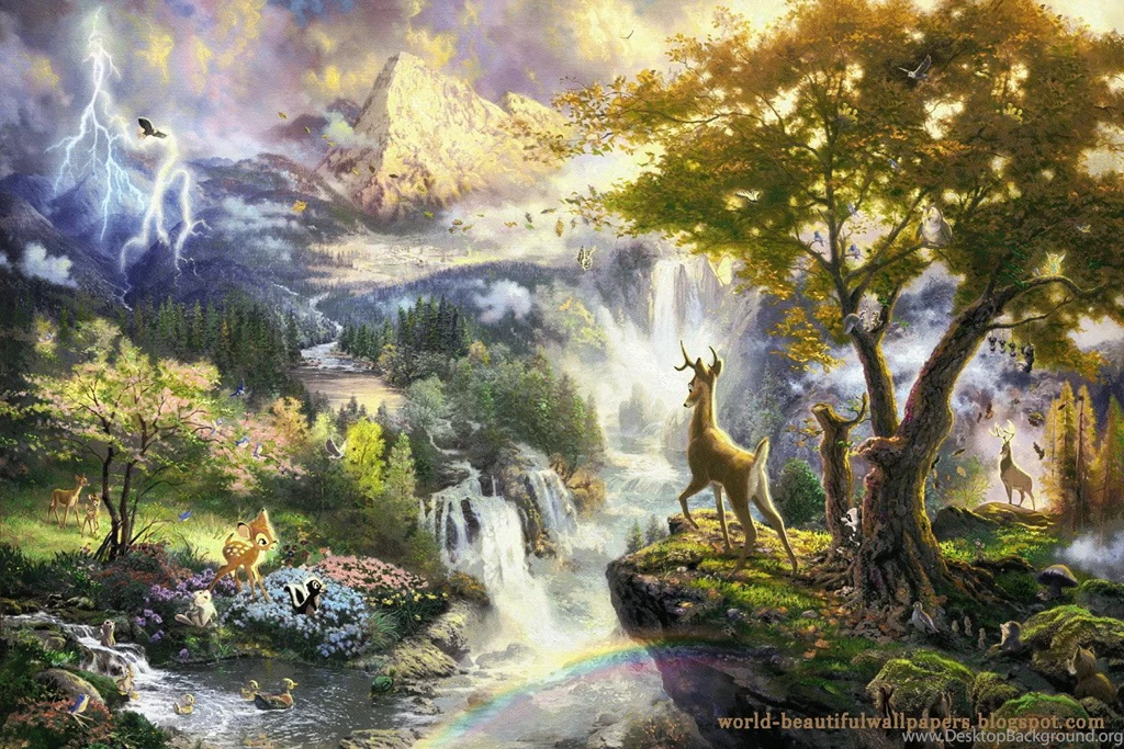 Beautiful Wallpapers: Nature Painting Wallpapers