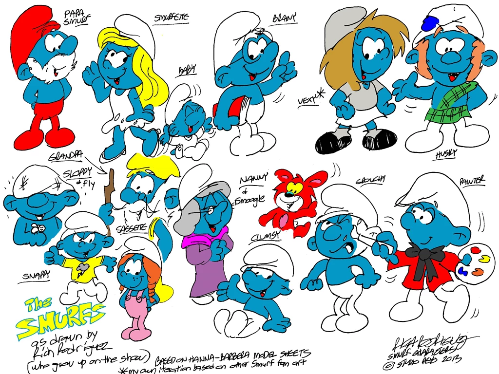 HD Various Smurfs Wallpapers