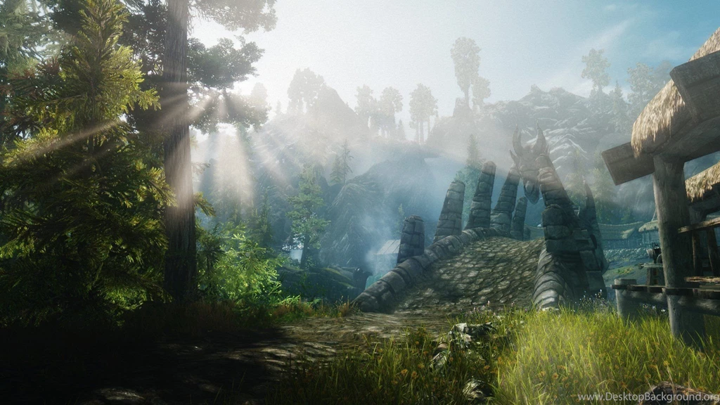 Skyrim Scenery Wallpapers Wallpapers Cave