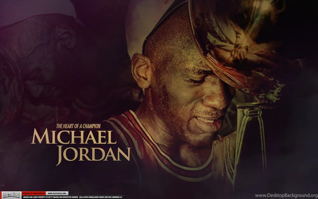 Michael Jordan 'Heart Of A Champion' (WALLPAPER)
