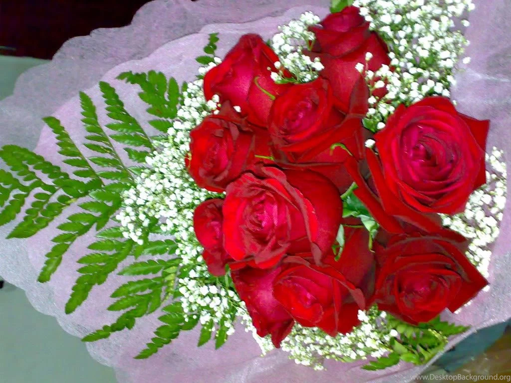 Picture For > Bunch Of Red Roses Wallpapers