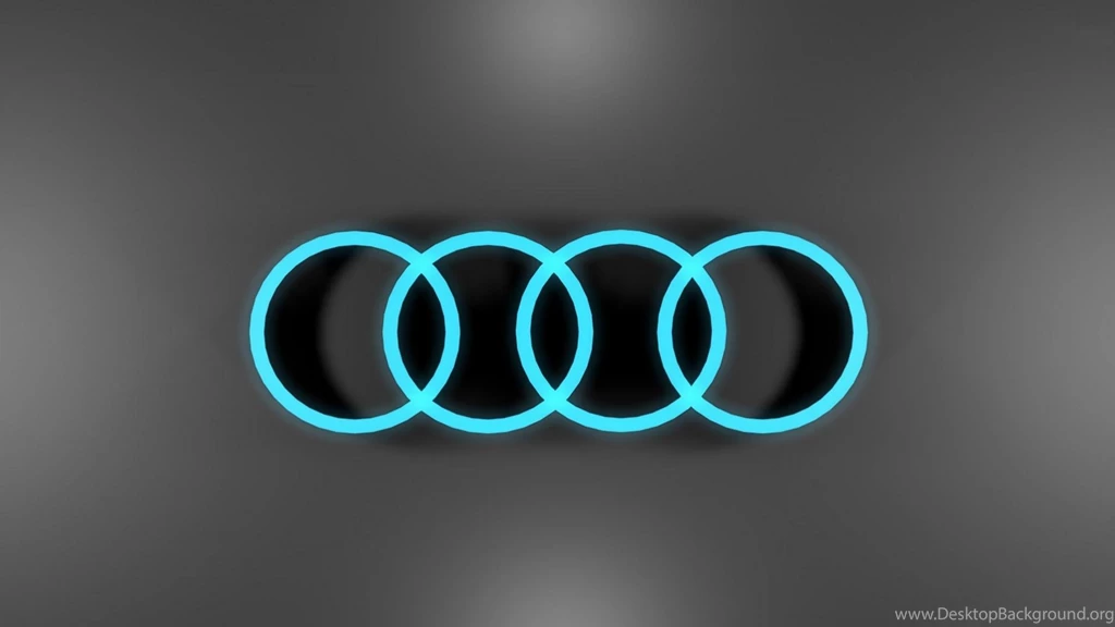 Blue Audi Logo Grey Wallpapers Desktop And Mobi
