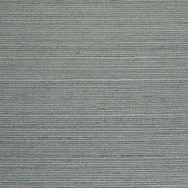 Sisal Grey Blue Grass Cloth Wallpaper, Sample Beach Style ...
