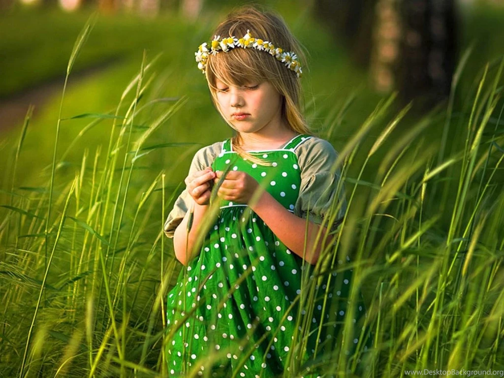 Littlegirl In Grass (