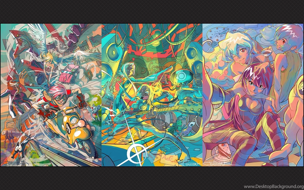 Flcl Backgrounds Wallpapers Cave