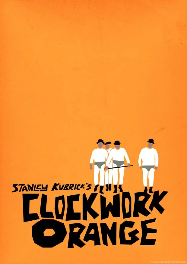 Clockwork Orange Eye Poster Wallpaper.