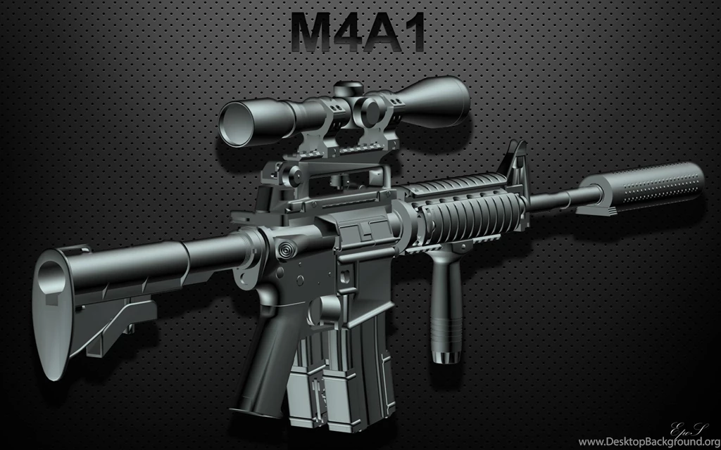 M4A1 Weapon Gun Military Rifle Police H Wallpapers