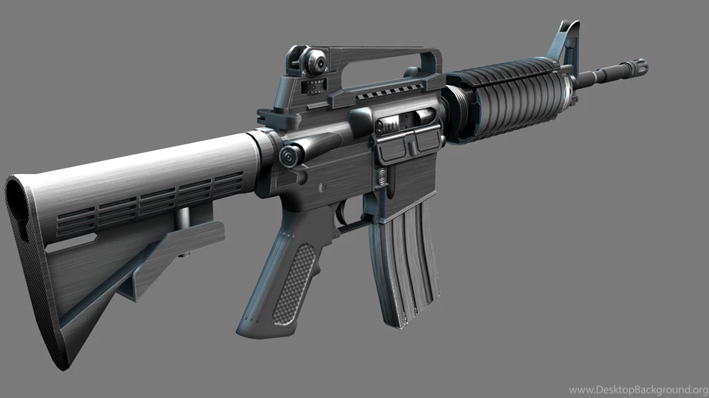 M4A1 Weapon Gun Military Rifle Police Te Wallpapers