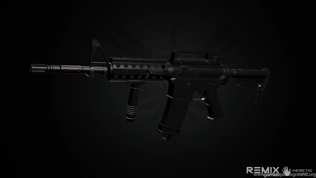 M4A1 Weapon Gun Military Rifle Police F Wallpapers