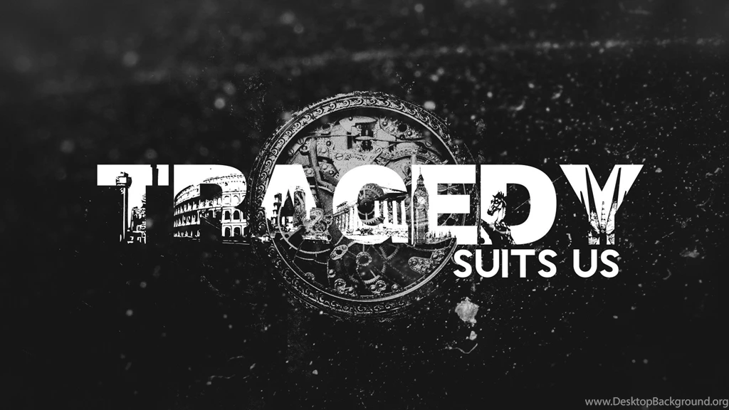 Architecture, Circles, Typography, Grayscale, Tragedy, Cogs ...