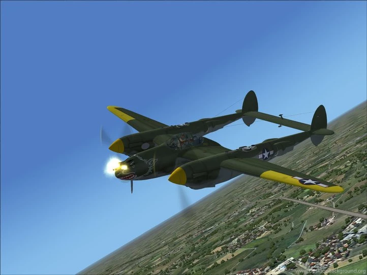 P38 Lightning Desktop Wallpapers