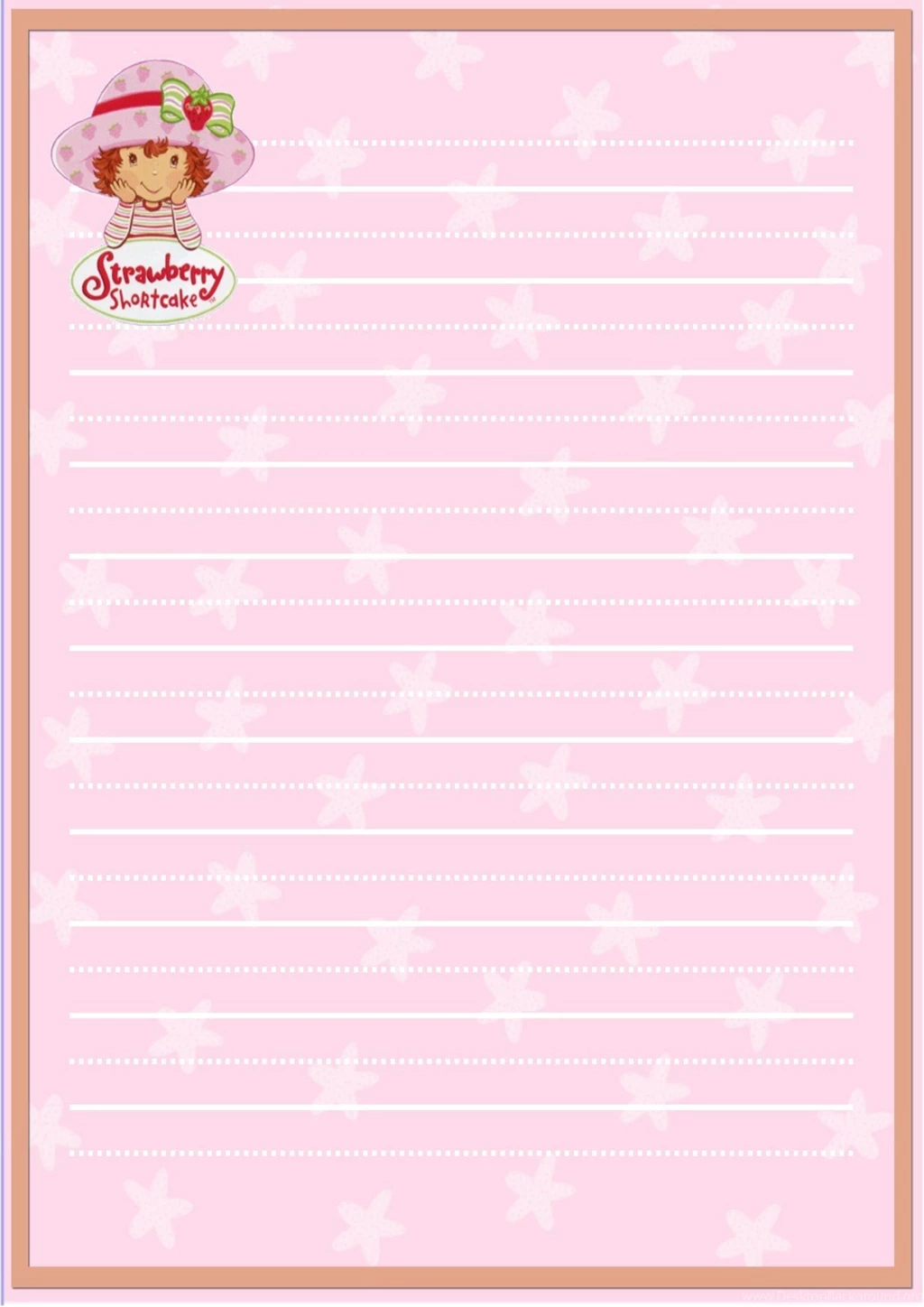 Strawberry Shortcake Stationery Strawberry Shortcake Fan Art ...