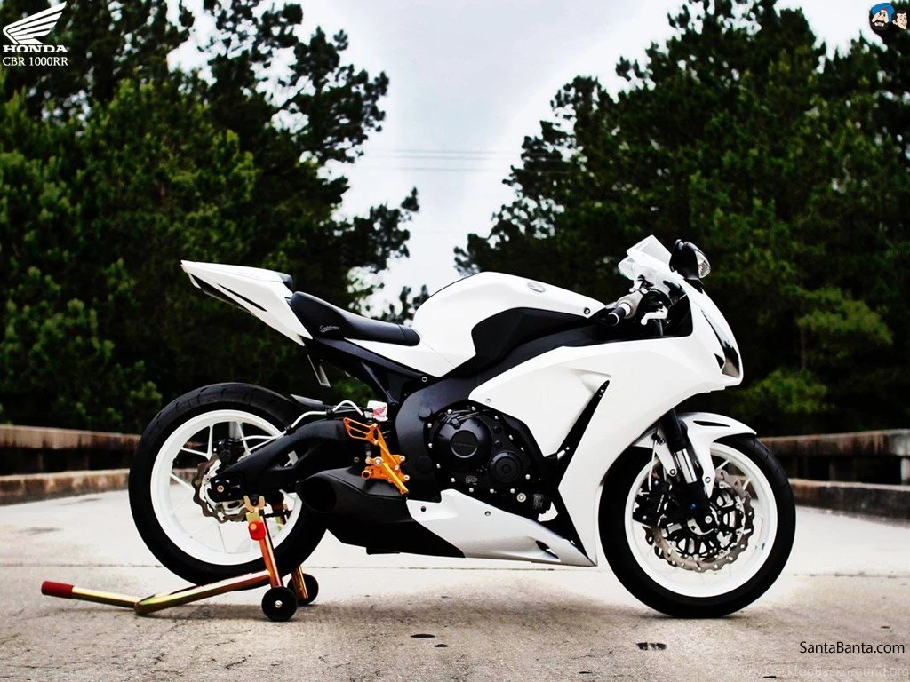 White Honda CBR1000RR Wallpapers