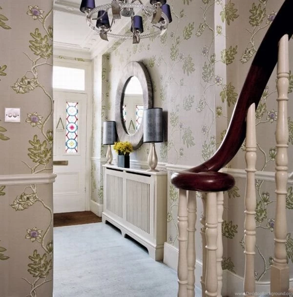 Hallway Wallpapers Ideas: Leaves Wallpapers Romantic Hallway Hallway ...