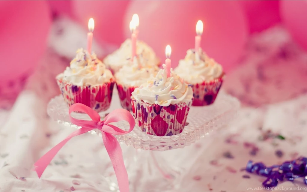 Birthday Cupcakes And Candles Wallpapers 1280x800 202686