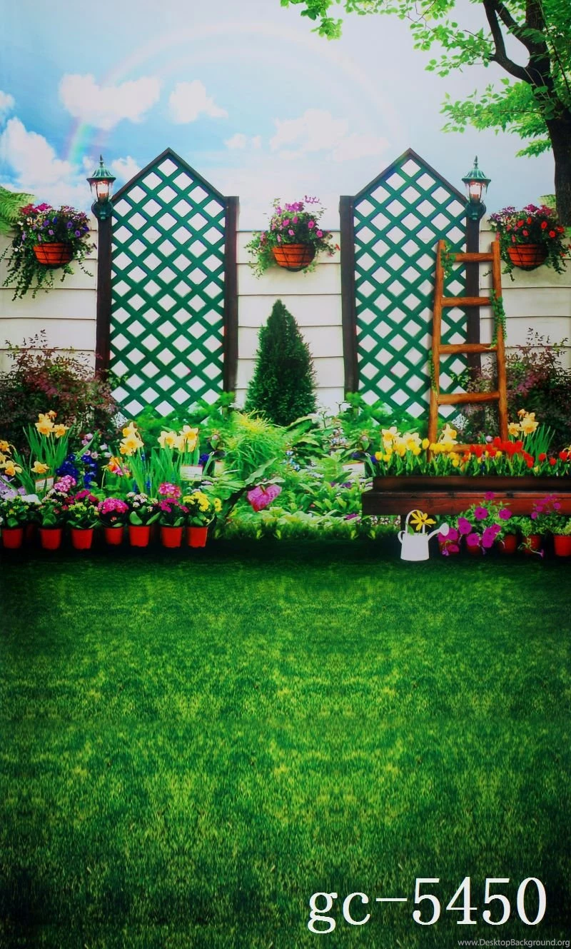 Popular Flower Garden Backgrounds Buy Cheap Flower Garden ...