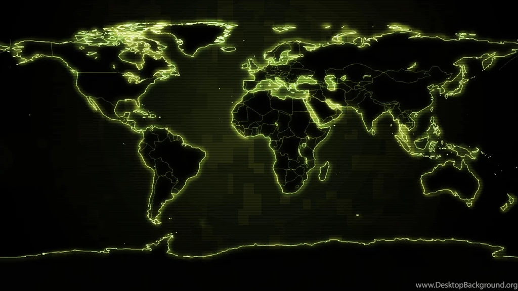 Digital World Map Wallpapers 1920x1080 (