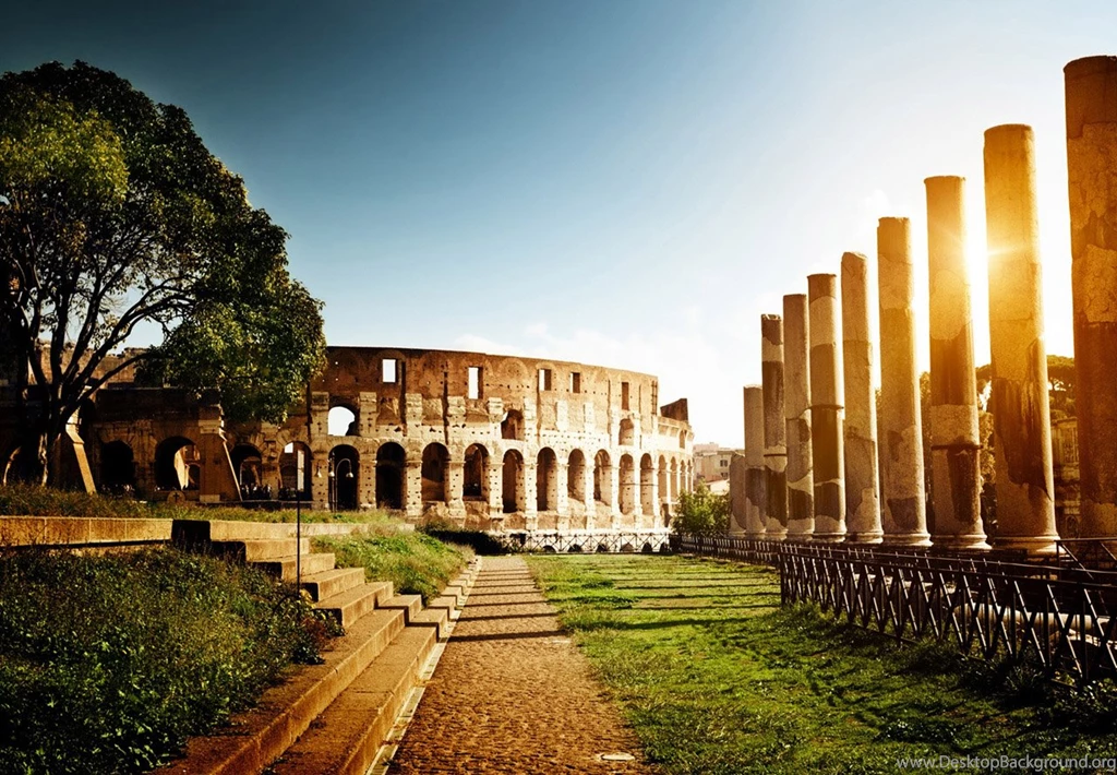 Roman Empire Buildings Wallpaper.