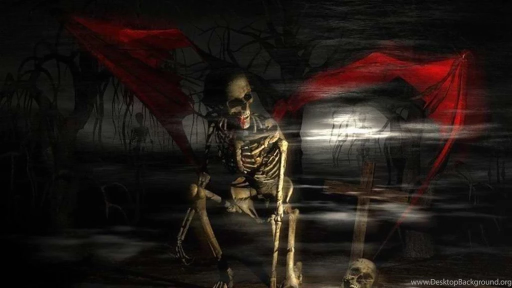 FREAKY SKELTON WALLPAPER (