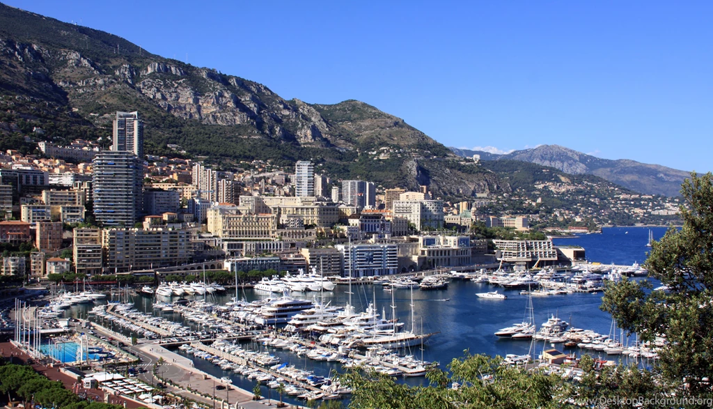 Port On City Backgrounds In Monte Carlo, France Wallpapers And ...