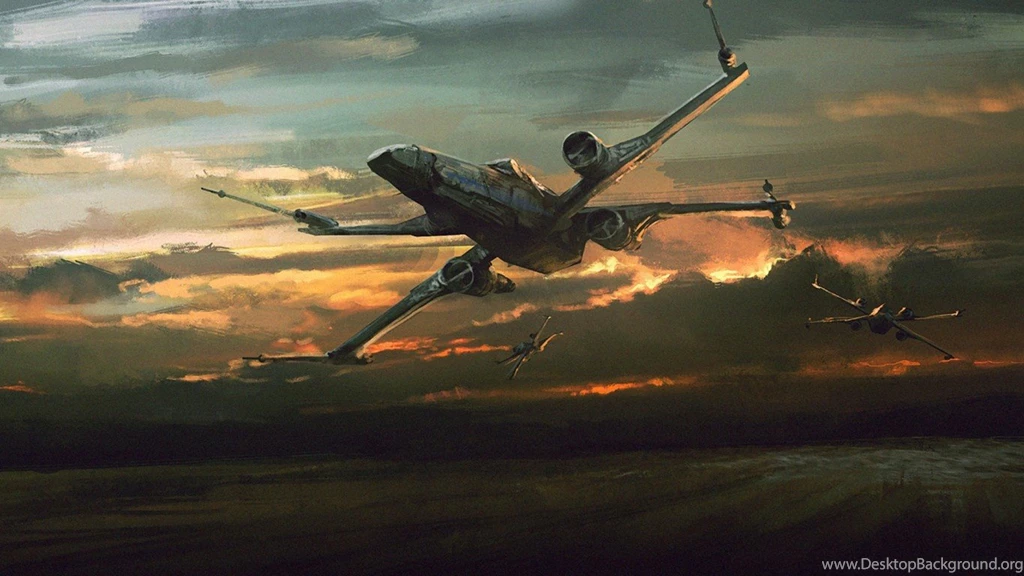 Star Wars: The Force Awakens X wing 1366x768 Wallpapers HD ...