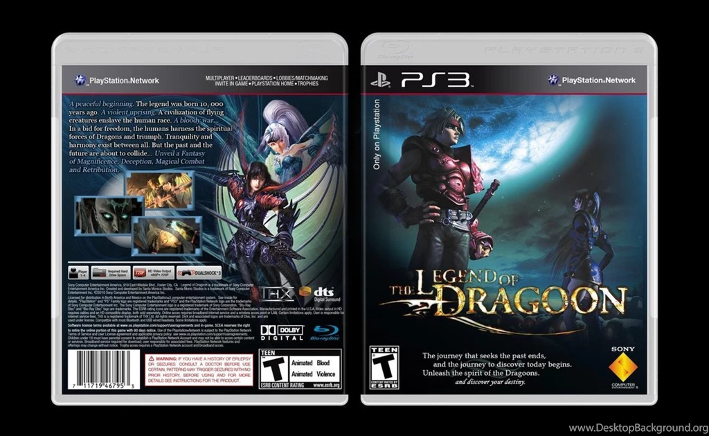 Legend Of Dragoon PS3 Box By Eliestarr On DeviantArt