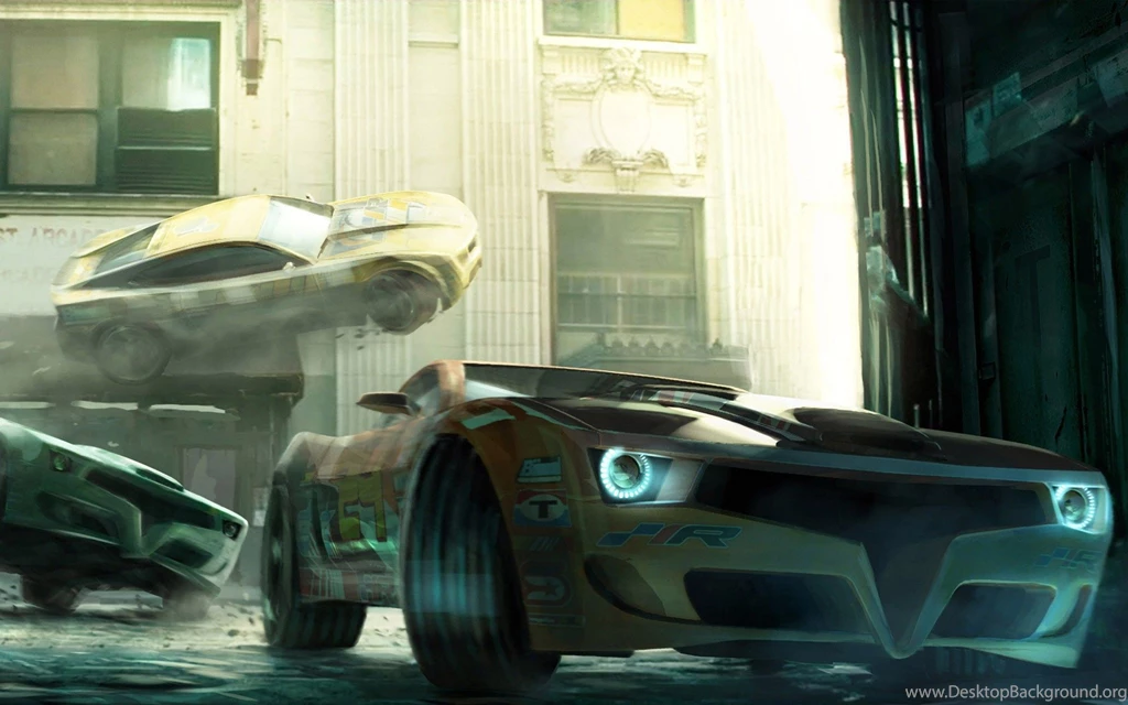 SPLIT SECOND Action Racing Race Video Game Arcade Splitsecond ...