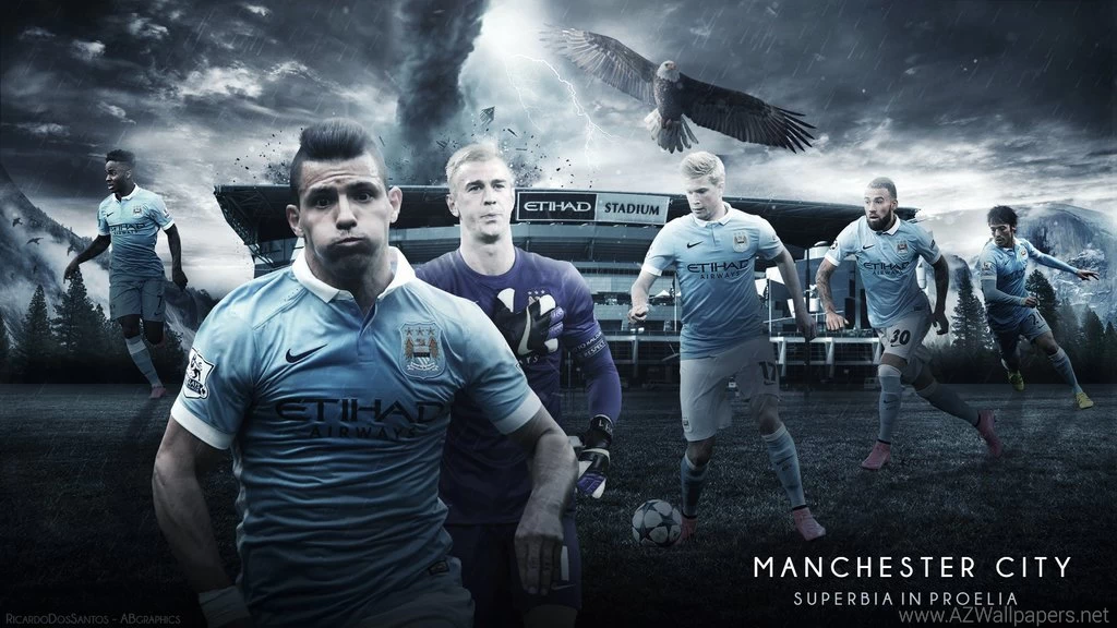 Manchester City 2015/16 Wallpapers (feat. 4le88) By RakaGFX On ...