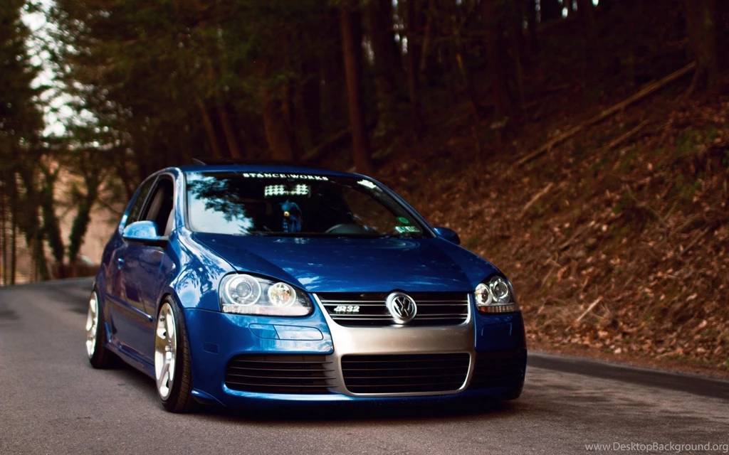 Volkswagen Golf R32 Car Tuning Road Hd Wallpapers Wallpapers