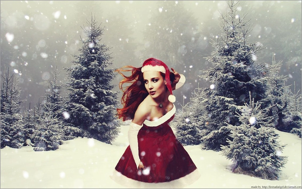 Simone Simons Snow Wallpapers By LinMadAngel On DeviantArt
