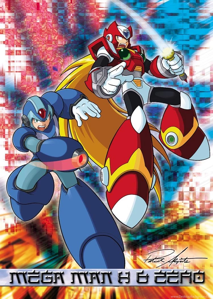 New MegaMan X Wallpapers (Art By Patrick Spaziante!)
