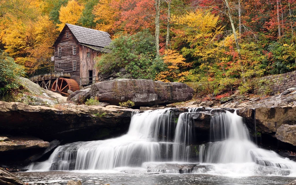 Watermills Waterfalls Wallpapers   (