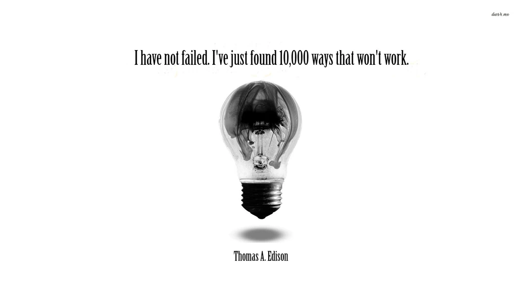 Edison Quote Wallpapers Digital Art Wallpapers