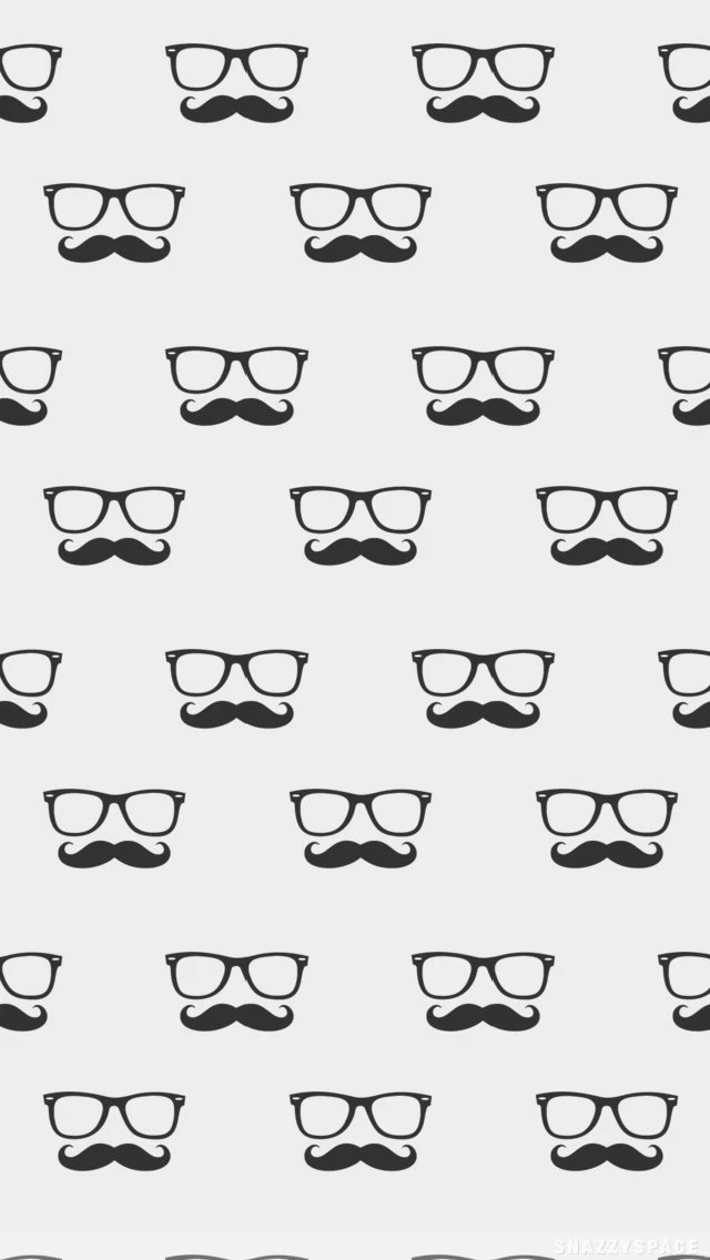 Glasses And Moustache iPhone Wallpapers