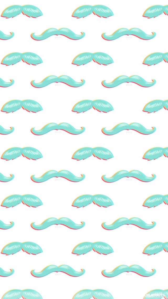 3d Mustaches iPhone Wallpapers   3D Wallpapers