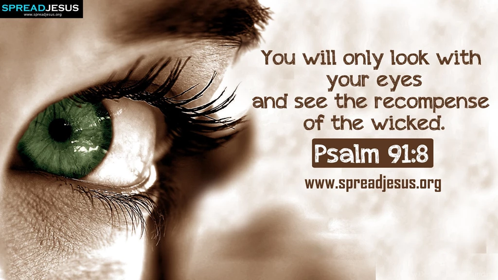 Psalm 91:8 BIBLE QUOTES HD WALLPAPERS FREE DOWNLOAD