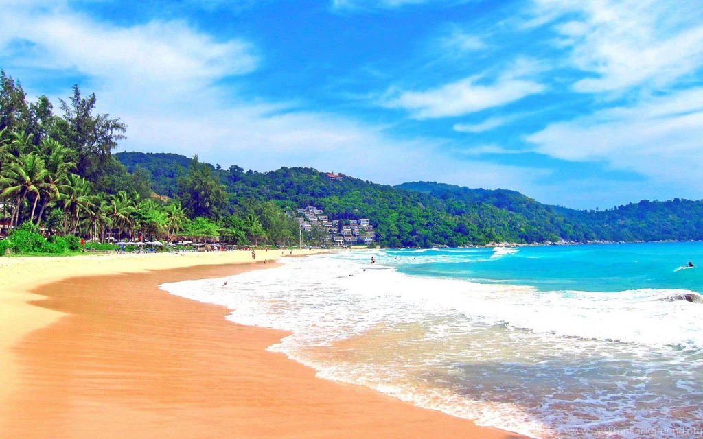 Good Beach Waves Scenery Wallpapers Material