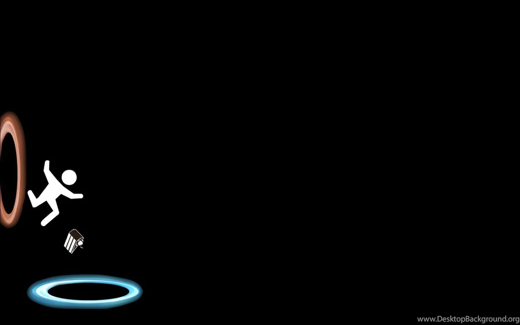 Portal Black Backgrounds Cakes Wallpapers   (
