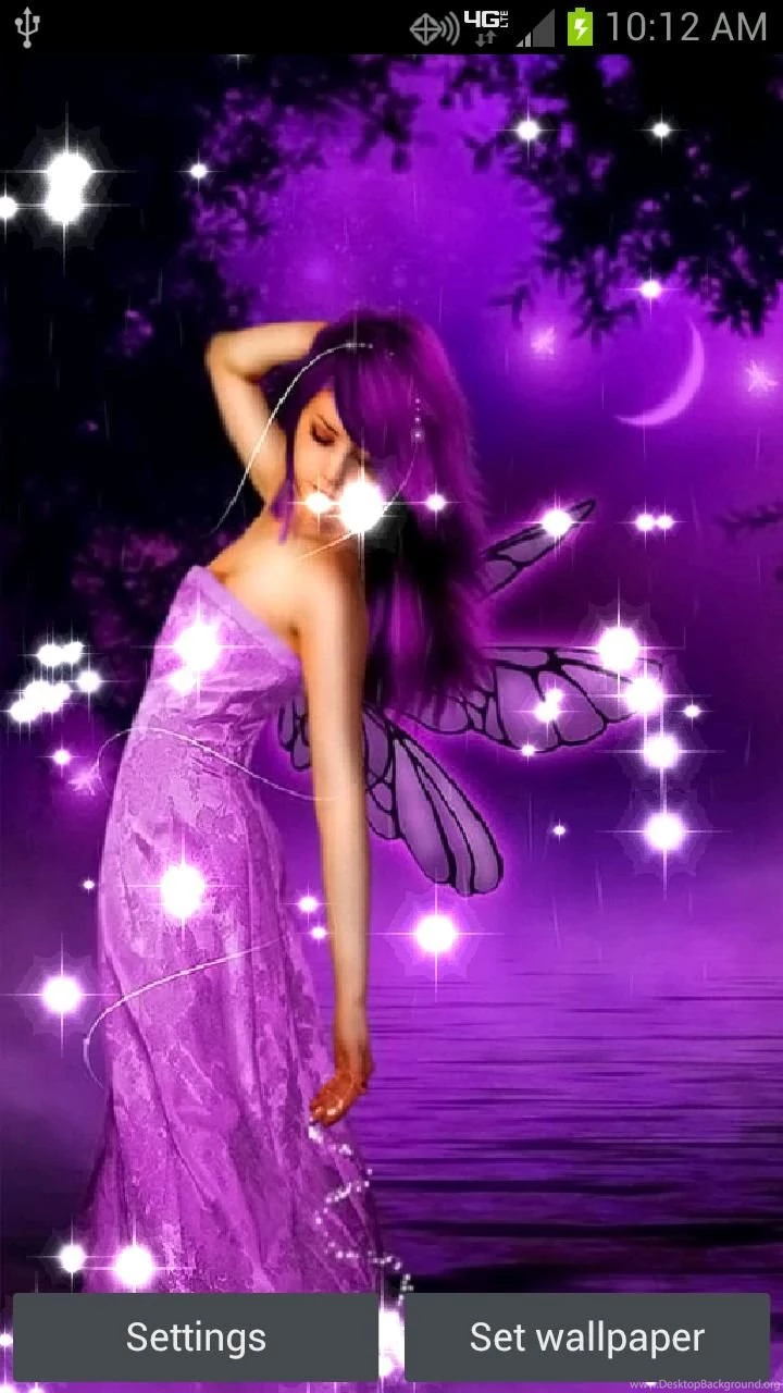 Purple Fairy Live Wallpapers Download Purple Fairy Live Wallpapers ...