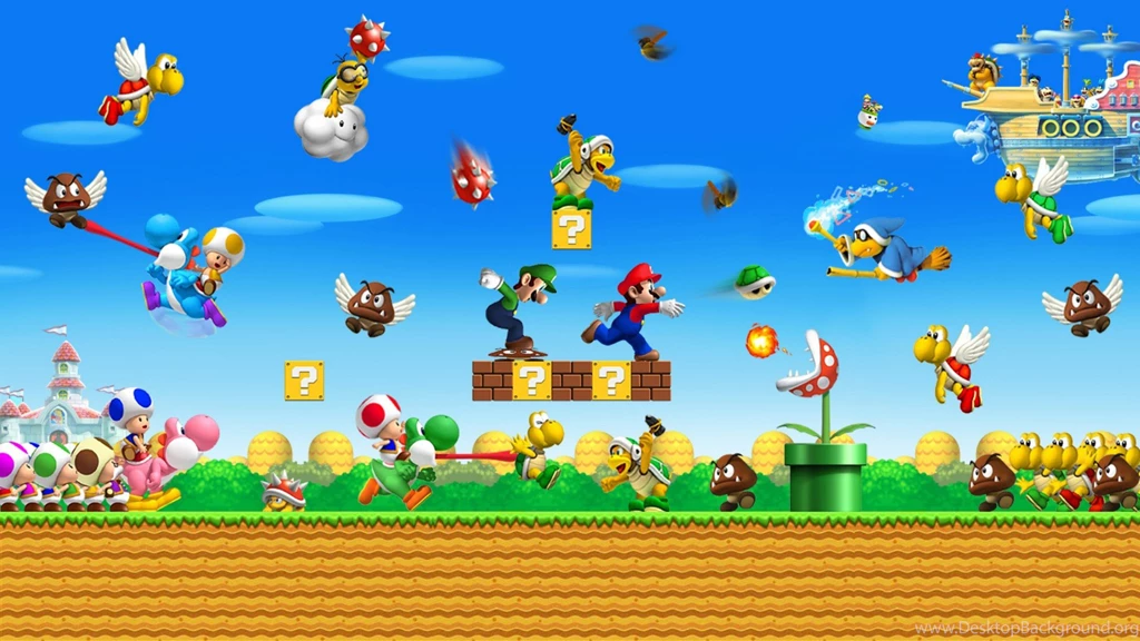 Super Mario Game Dekstop Wallpapers